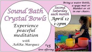 Crystal Bowl Sound Bath events